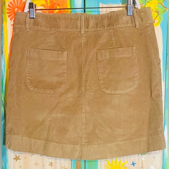 Vineyard Vines Tan Corduroy Mini Skirt - Picture 2 of 3